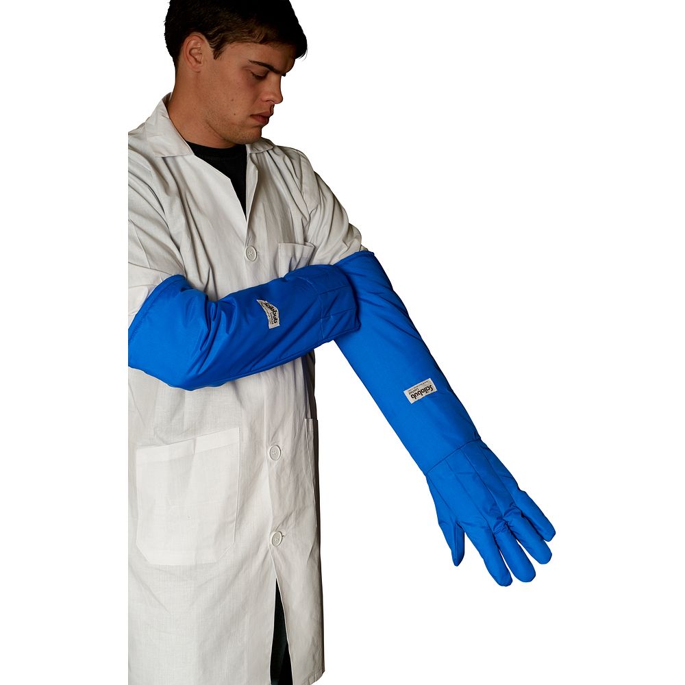 Gants cryogéniques longs -190°C azote liquide en phase vapeur