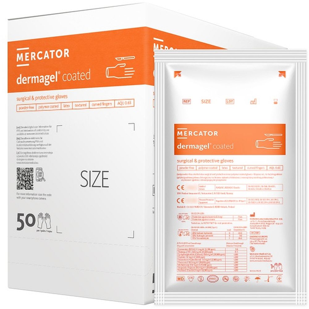 Gants Dermagel® coated stériles 
latex, non poudrés