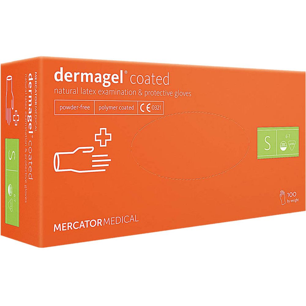 Gants Dermagel® coated 
latex, non poudrés