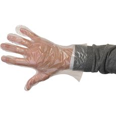 Gants à usage unique en polyéthylène gaufré