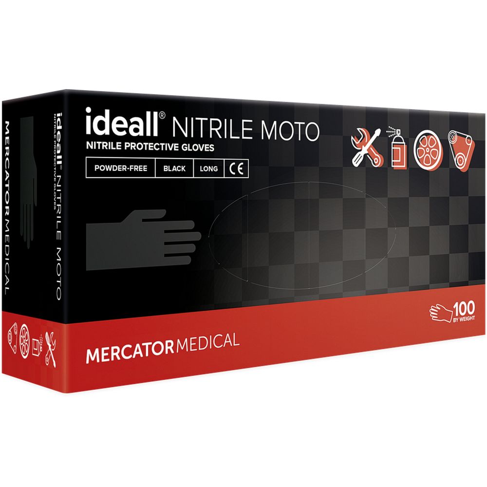 Gants ideall en nitrile, non poudrés