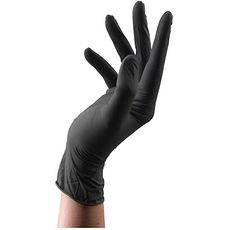 Gants PREMIUM noir nitrile non poudré