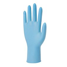 Gants bleus NATUREX 626 NITRYL DERM® nitrile, non poudrés, texturés