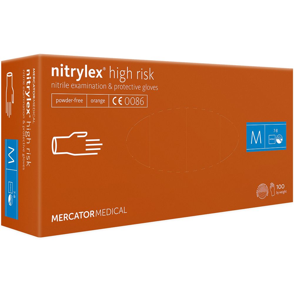 Gants Nitrylex® high risk nitrile, non poudrés
