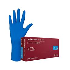 Gants ambulance® high risk latex, non poudrés