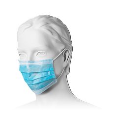 Masques médicaux 3 plis Type II, avec élastiques