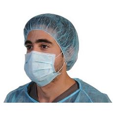 Masques médicaux 3 plis Type IIR, à élastiques