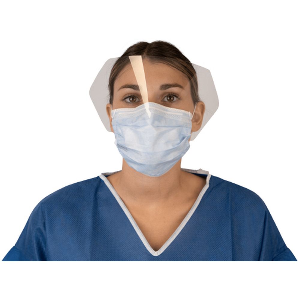 Masques chirurgicaux Type IIR avec élastiques auriculaires et visière
