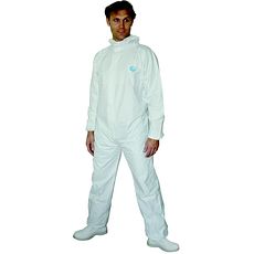 Combinaisons à capuche en SMS et film PE 60 g/m2 