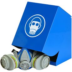 Distributeurs pour masques respiratoires et casques anti-bruit
