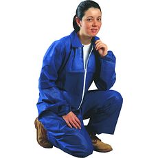 Combinaisons à col en polypropylène bleu 30 g/m²