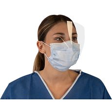 Masques chirurgicaux Type IIR avec élastiques auriculaires et visière