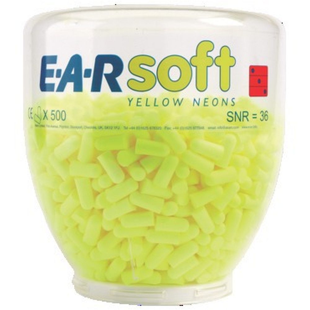 Bouchons d'oreille jetables Earsoft Néon