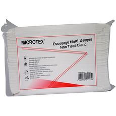 Formats d'essuyeurs multi-usages blancs en sachets distributeurs