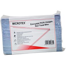 Formats d'essuyeurs multi-usages bleus en sachets distributeurs