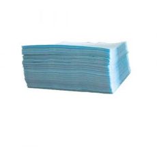 Essuyeurs SONTARA bleus lisses, en formats de 33 x 30 cm