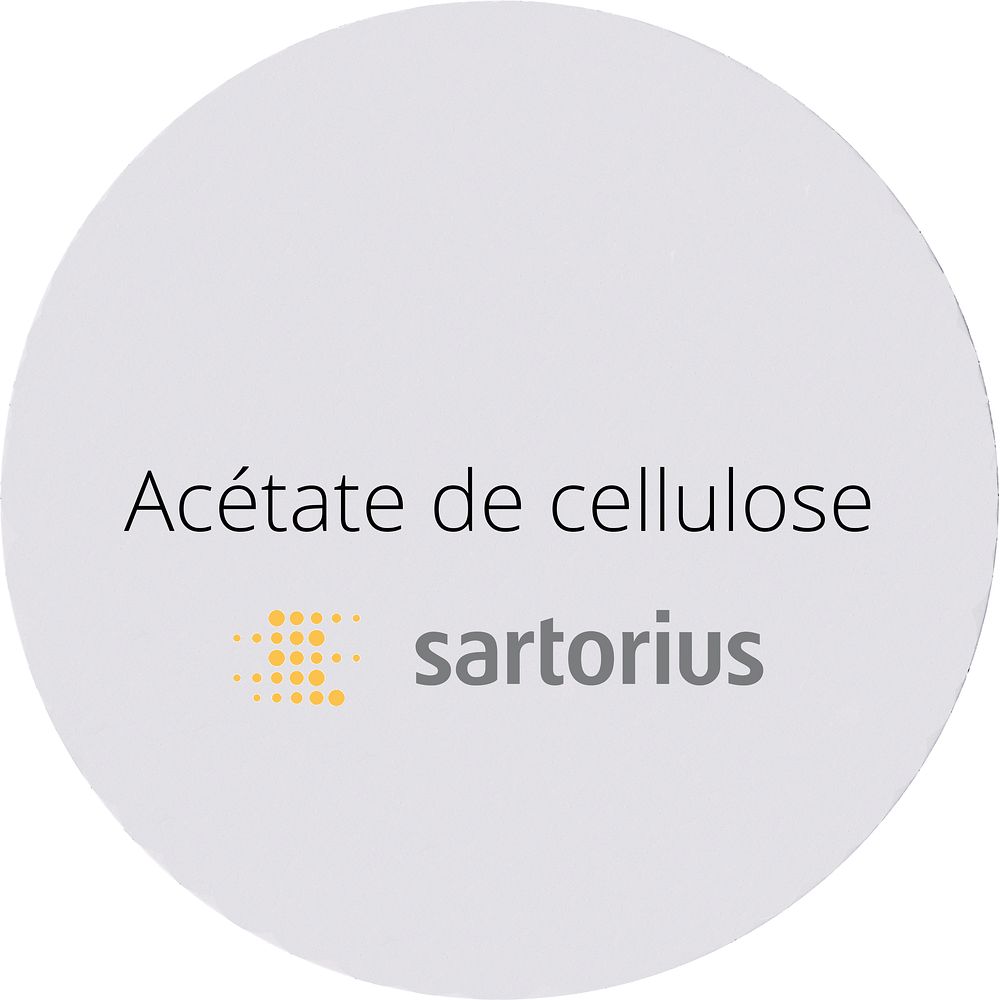 Membranes SARTORIUS® en Acétate de cellulose