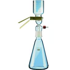 Appareil à filtration sous vide en verre par raccord rodé