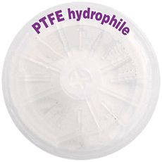 Filtres seringue PTFE polyétrafluorothylène hydrophile