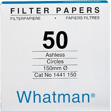 Papiers-filtres quantitatifs Whatman® pour solutions acides ou alcalines, disques à plat