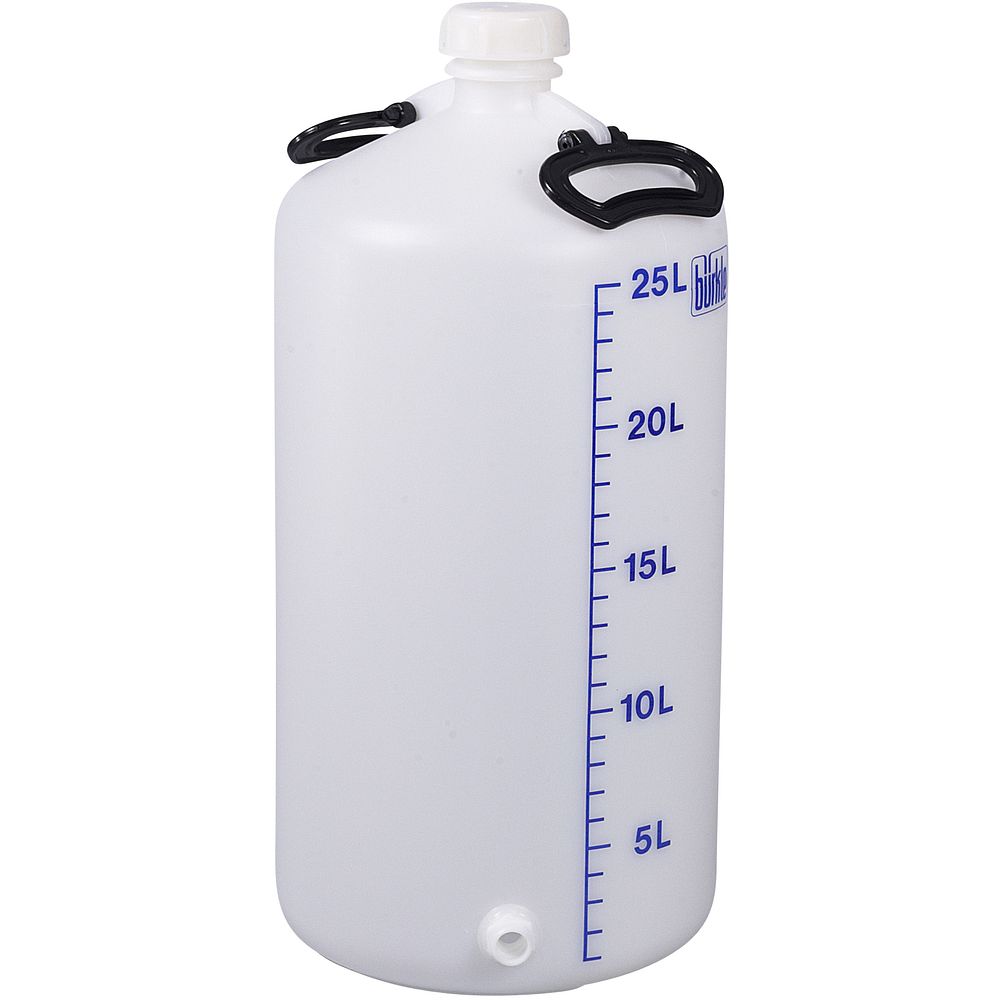 Bidons de décantation avec raccord pour robinet
