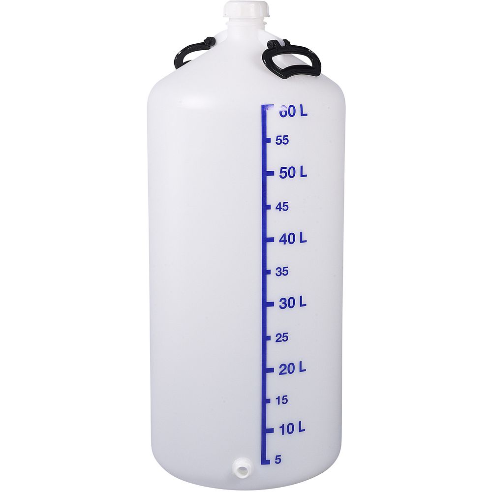 Bidons de décantation avec raccord pour robinet
