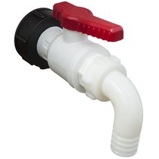 Robinet coudé pour cuve IBC en polypropylène