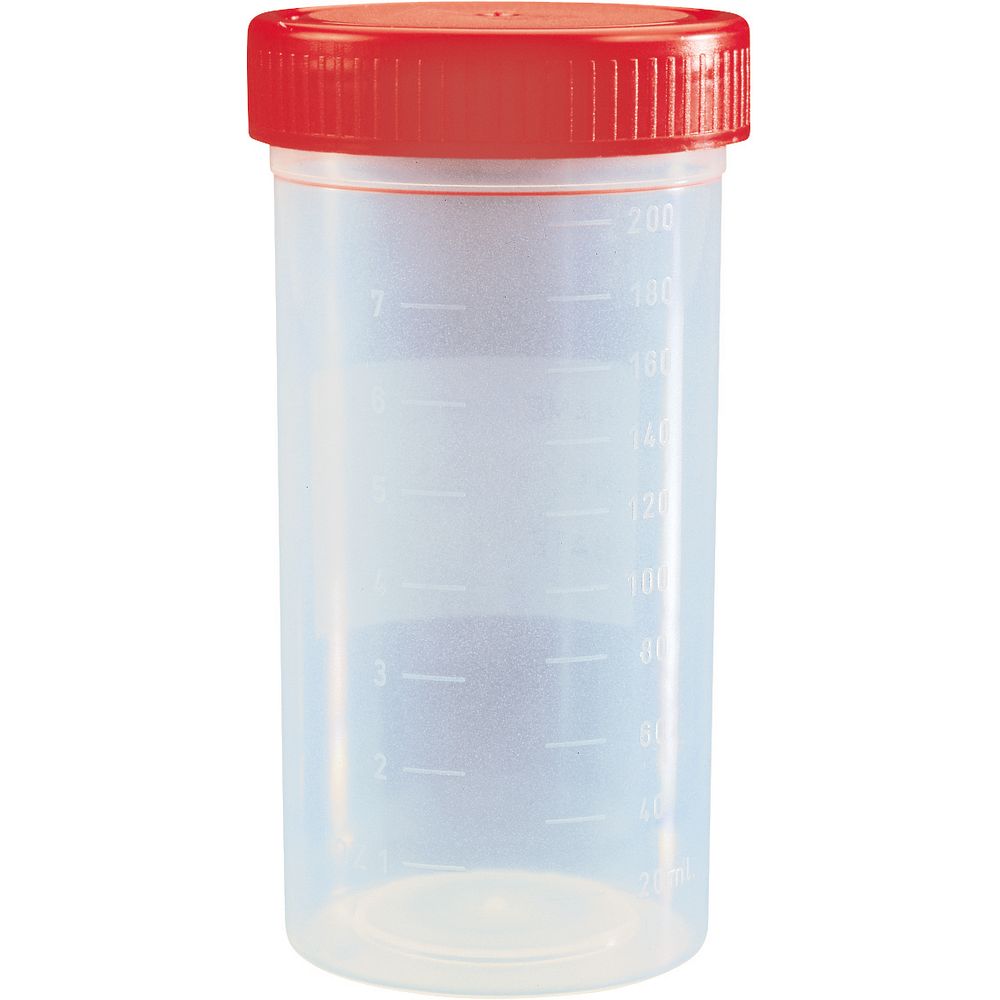 Flacons de prélèvement 30 à 200&nbspml en polypropylène