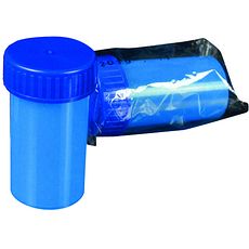 Flacons 60 ml en polypropylène bleu opaque