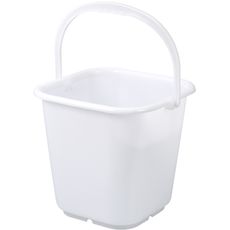 Seaux carrés en polyéthylène transparent