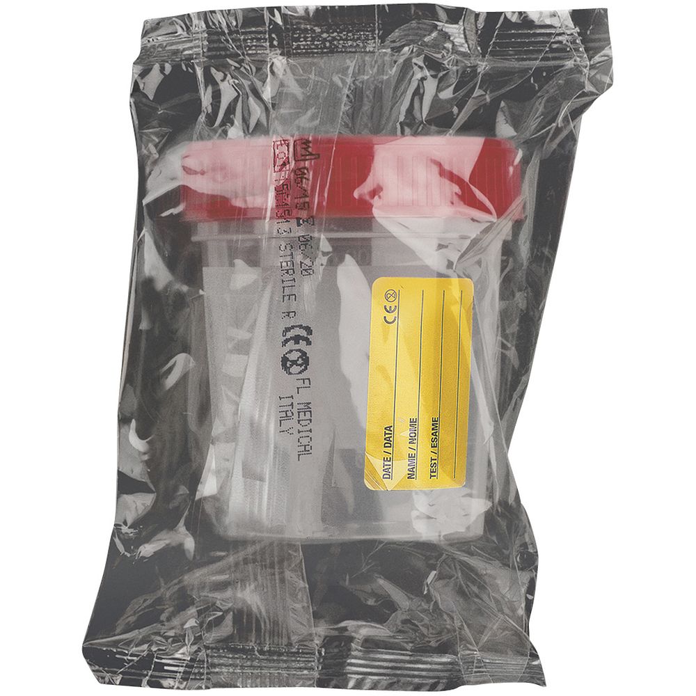 Flacons de prélèvement URINTAINER® 120&nbspml, avec étiquette