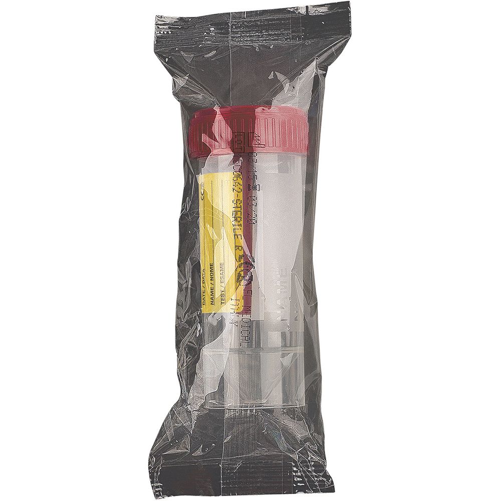 Flacons de prélèvement COPROTAINER® 30&nbspml, avec étiquette
