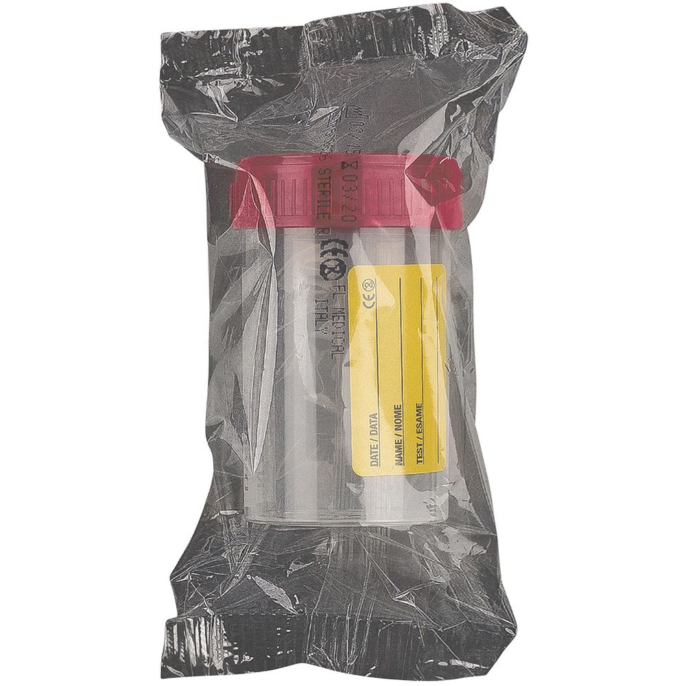Flacons de prélèvement URINTAINER® 60&nbspml, avec étiquette