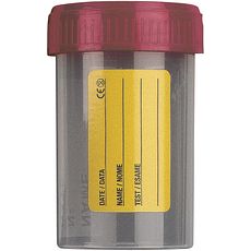 Flacons de prélèvement URINTAINER® 60 ml, avec étiquette