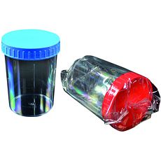 Flacons gradués pour urine 150 ml en polystyrène
