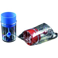 Flacons pour coprologie 60 ml avec couvercle à pression