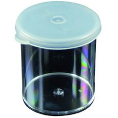 Flacons en polystyrène 30 ml couvercle à pression