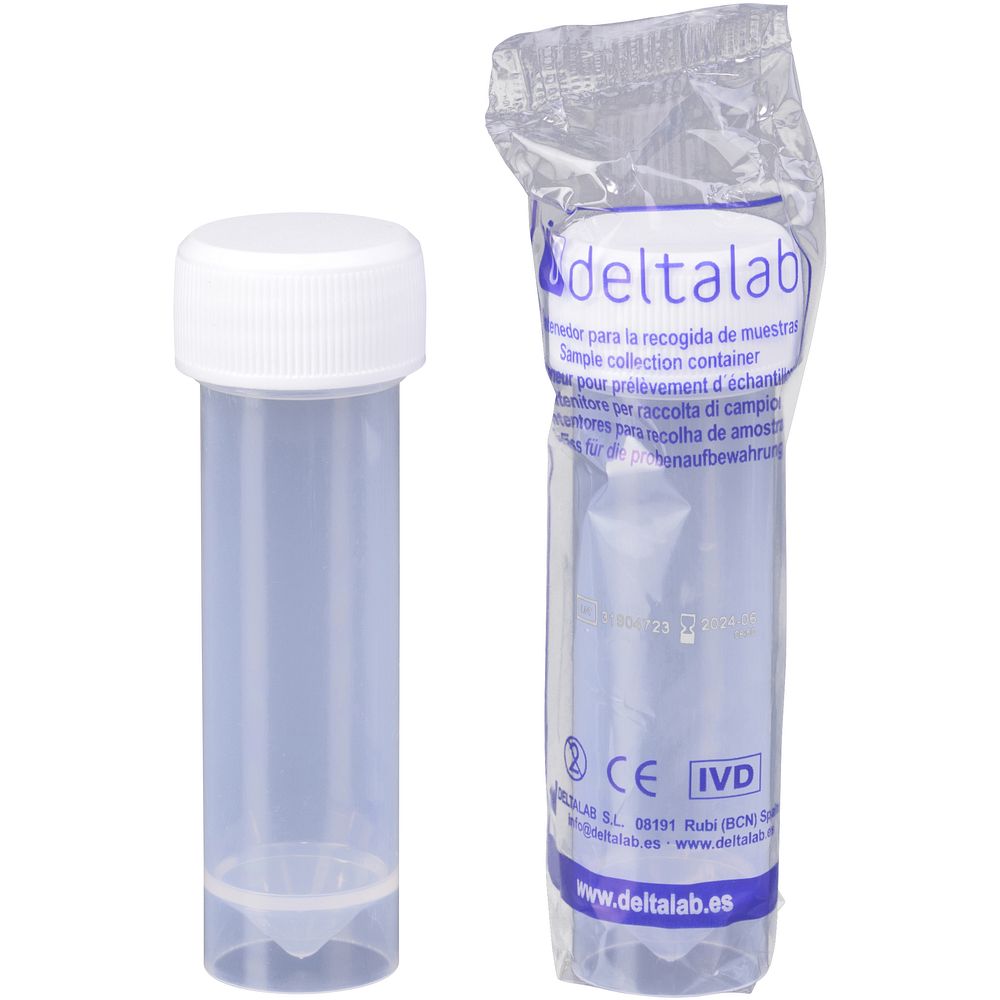 Flacons de prélèvement 30 à 200&nbspml en polypropylène