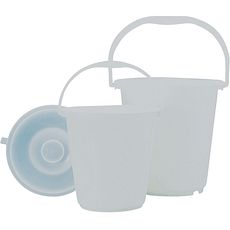 Seaux avec couvercle en polyéthylène HDPE