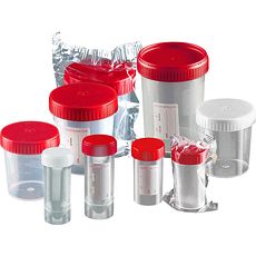 Flacons de prélèvement 30 à 200 ml en polypropylène