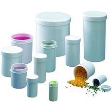 Pots à vis forme haute en polypropylène