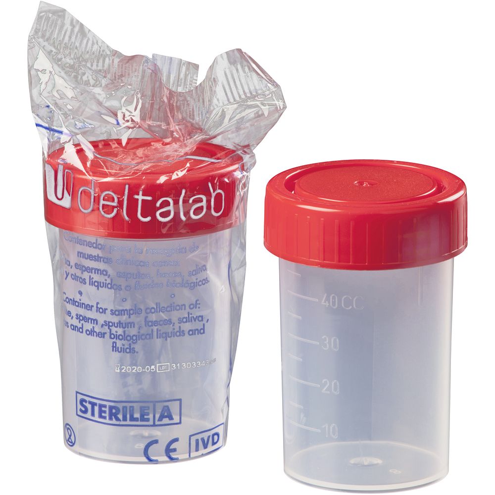 Flacons de prélèvement 30 à 200&nbspml en polypropylène
