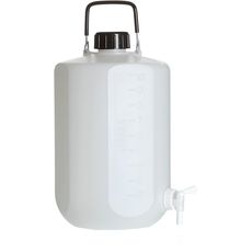 Bonbonnes rondes en HDPE avec robinet