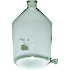 Bonbonnes col lisse sortie latérale rodée , PYREX®