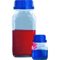 Flacons carrés en verre sodocalcique