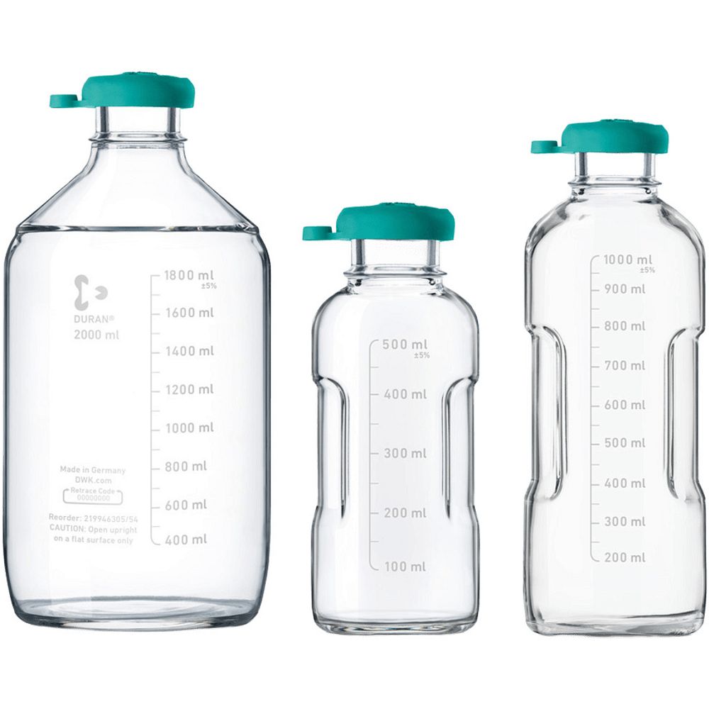 Flacons pour autoclave et système de bouchon emboîtable