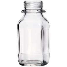 Flacons carrés en verre sodocalcique