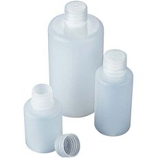 Flacons en polyéthylène HDPE, col étroit, fermeture à vis étanche