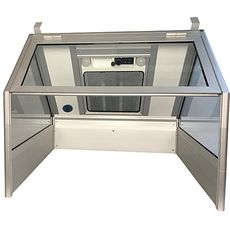 Hotte cabine pyramide rehaussée