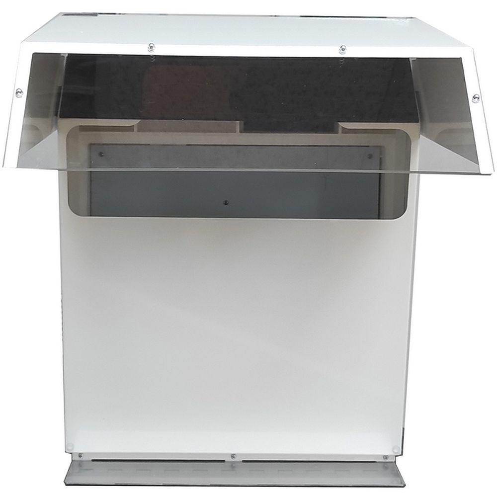 Hotte à visière portatives aspirante filtrante à recyclage ou rejet extérieur
